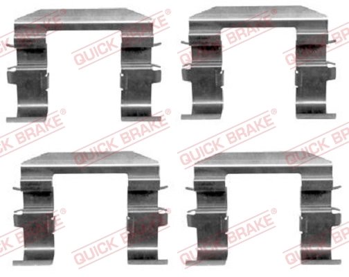 Set accesorii placute frana QUICK BRAKE 109-1664