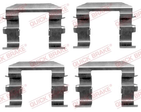 Set accesorii placute frana QUICK BRAKE 109-1664