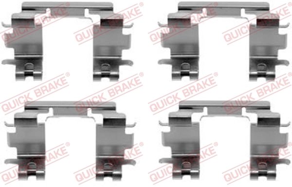 Set accesorii placute frana QUICK BRAKE 109-1670