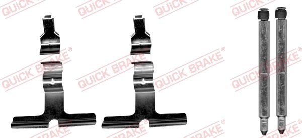 Set accesorii placute frana QUICK BRAKE 109-1676