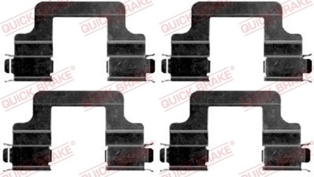SET ACCESORII PLACUTE FRANA QUICK BRAKE 109-1679 - Compatibil cu AUDI, FORD, SEAT, SKODA, VW