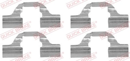 SET ACCESORII PLACUTE FRANA QUICK BRAKE 109-1684 - Compatibil cu CITROEN, FIAT, PEUGEOT