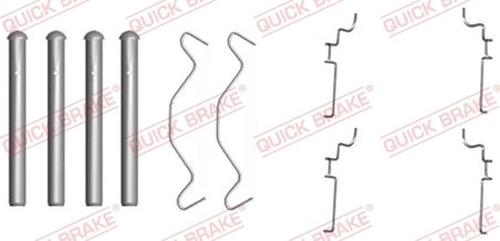 SET ACCESORII PLACUTE FRANA QUICK BRAKE 109-1683 - Compatibil cu MITSUBISHI, TOYOTA