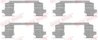 Set accesorii placute frana QUICK BRAKE 109-1686