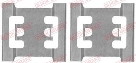 SET ACCESORII PLACUTE FRANA QUICK BRAKE 109-1688 - Compatibil cu NISSAN, OPEL, RENAULT, VAUXHALL