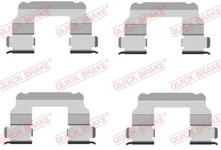 Set accesorii placute frana QUICK BRAKE 109-1689