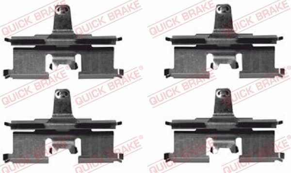 Set accesorii placute frana QUICK BRAKE 109-1692