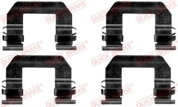 Set accesorii placute frana QUICK BRAKE 109-1693