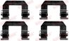 Set accesorii placute frana QUICK BRAKE 109-1693