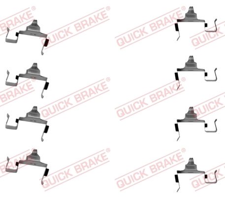 Set accesorii placute frana QUICK BRAKE 109-1697