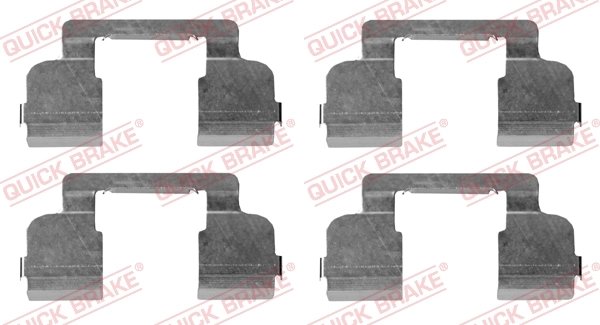 Set accesorii placute frana QUICK BRAKE 109-1698