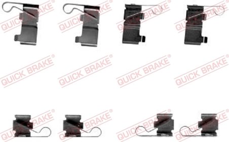 Set accesorii placute frana QUICK BRAKE 109-1699