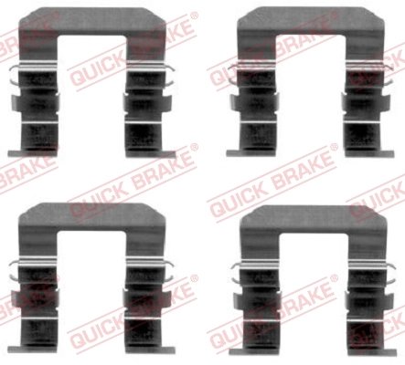Set accesorii placute frana QUICK BRAKE 109-1704