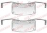 Set accesorii placute frana QUICK BRAKE 109-1706