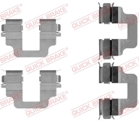 Set accesorii placute frana QUICK BRAKE 109-1712