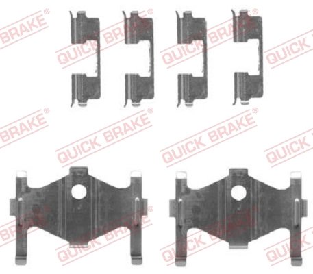 Set accesorii placute frana QUICK BRAKE 109-1710
