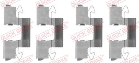 Set accesorii placute frana QUICK BRAKE 109-1714