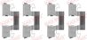 Set accesorii placute frana QUICK BRAKE 109-1714