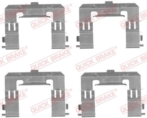Set accesorii placute frana QUICK BRAKE 109-1715