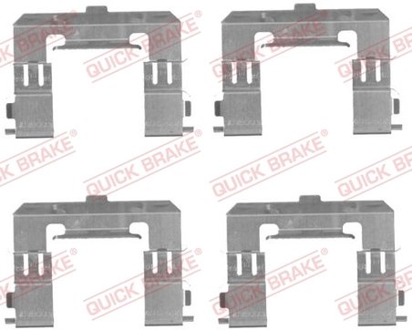 Set accesorii placute frana QUICK BRAKE 109-1715