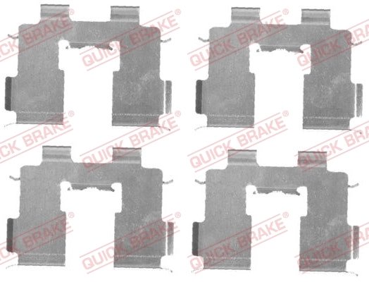 Set accesorii placute frana QUICK BRAKE 109-1717