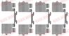 Set accesorii placute frana QUICK BRAKE 109-1725