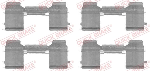Set accesorii placute frana QUICK BRAKE 109-1726