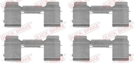 Set accesorii placute frana QUICK BRAKE 109-1726