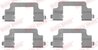 Set accesorii placute frana QUICK BRAKE 109-1727