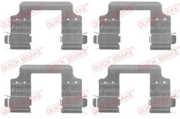 Set accesorii placute frana QUICK BRAKE 109-1728