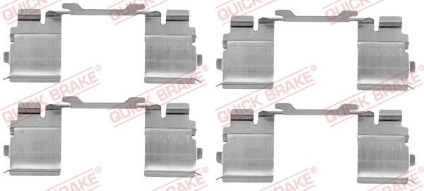Set accesorii placute frana QUICK BRAKE 109-1730