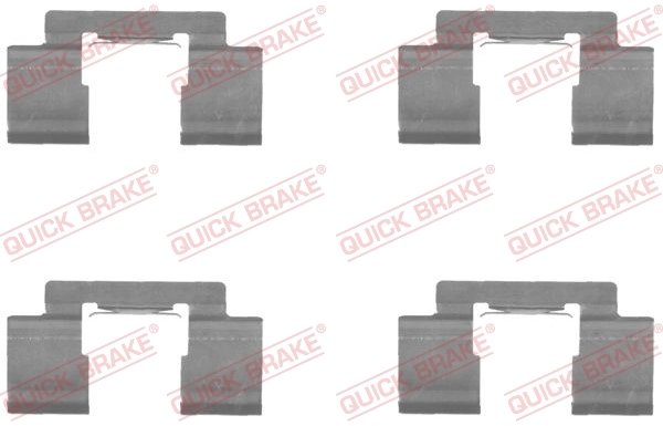 Set accesorii placute frana QUICK BRAKE 109-1732