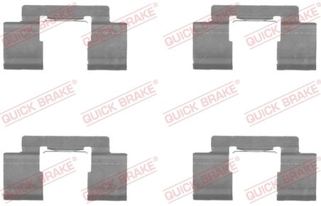 Set accesorii placute frana QUICK BRAKE 109-1732