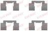 Set accesorii placute frana QUICK BRAKE 109-1732