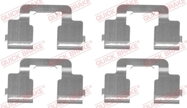 Set accesorii placute frana QUICK BRAKE 109-1733
