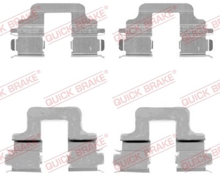 Set accesorii placute frana QUICK BRAKE 109-1731