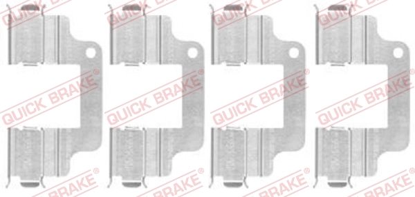 Set accesorii placute frana QUICK BRAKE 109-1740