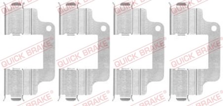 Set accesorii placute frana QUICK BRAKE 109-1740