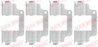 Set accesorii placute frana QUICK BRAKE 109-1740