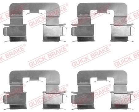 Set accesorii placute frana QUICK BRAKE 109-1741