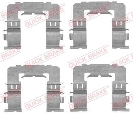 Set accesorii placute frana QUICK BRAKE 109-1742
