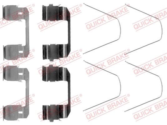 Set accesorii placute frana QUICK BRAKE 109-1743