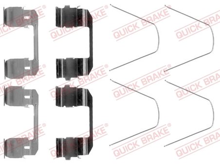 Set accesorii placute frana QUICK BRAKE 109-1743