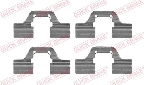 Set accesorii placute frana QUICK BRAKE 109-1749