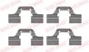 Set accesorii placute frana QUICK BRAKE 109-1749