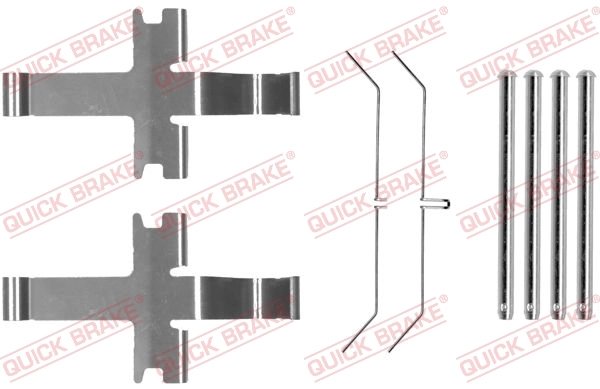 Set accesorii placute frana QUICK BRAKE 109-1752