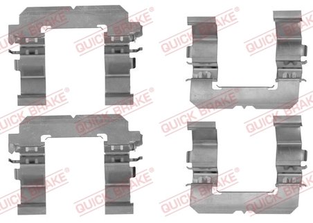 Set accesorii placute frana QUICK BRAKE 109-1756