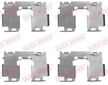 SET ACCESORII PLACUTE FRANA QUICK BRAKE 109-1760 - Compatibil cu LEXUS, TOYOTA