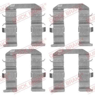 SET ACCESORII PLACUTE FRANA QUICK BRAKE 109-1758 - Compatibil cu KIA