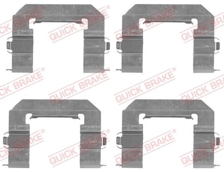 Set accesorii placute frana QUICK BRAKE 109-1761